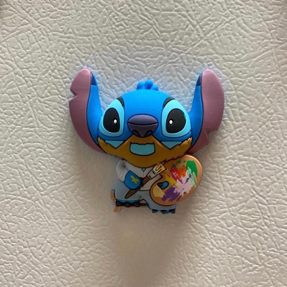 Disney Blue and Pink Stitch Stuffed Animal